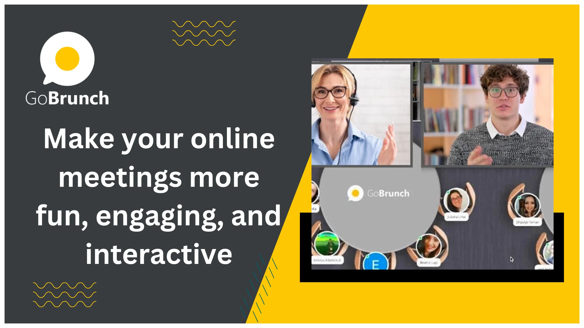 GoBrunch-Make your online meetings more fun, engaging, and interactive